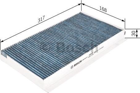 BOSCH 0 986 628 518 - Filter, interior air onlydrive.pro