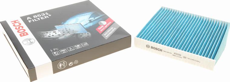 BOSCH 0 986 628 531 - Filter, interior air onlydrive.pro