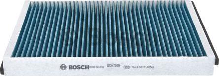 BOSCH 0 986 628 532 - Фильтр воздуха в салоне onlydrive.pro