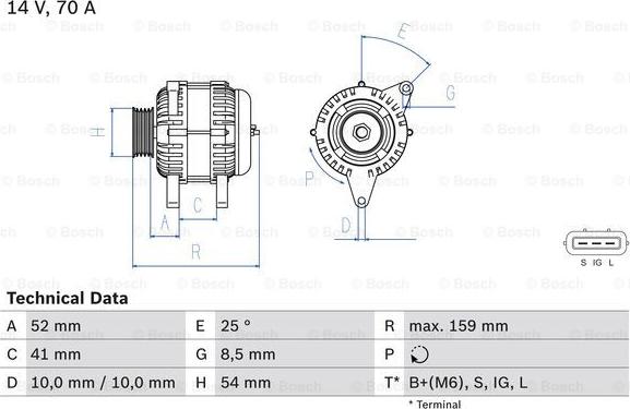 BOSCH 0 986 040 471 - Laturi onlydrive.pro