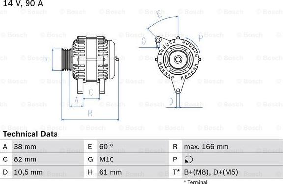 BOSCH 0 986 040 340 - Laturi onlydrive.pro