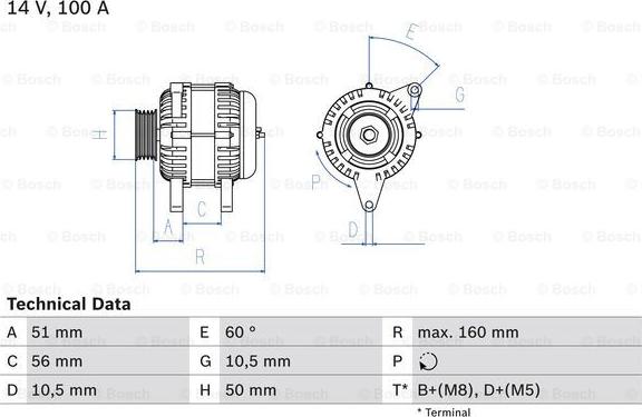 BOSCH 0 986 042 750 - Laturi onlydrive.pro