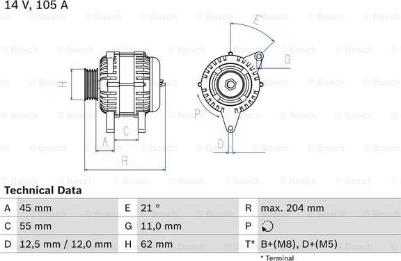 BOSCH 0 986 042 780 - Laturi onlydrive.pro