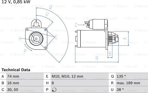 BOSCH 0 986 014 991 - Starter onlydrive.pro