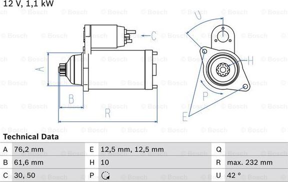 BOSCH 0 986 018 920 - Starter onlydrive.pro