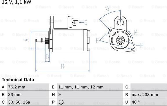 BOSCH 0 986 018 200 - Стартер onlydrive.pro