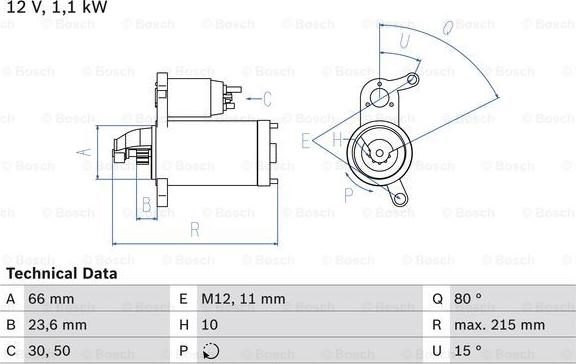 BOSCH 0 986 024 010 - Starteris onlydrive.pro