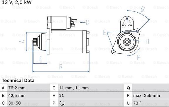 BOSCH 0 986 024 360 - Starteris onlydrive.pro