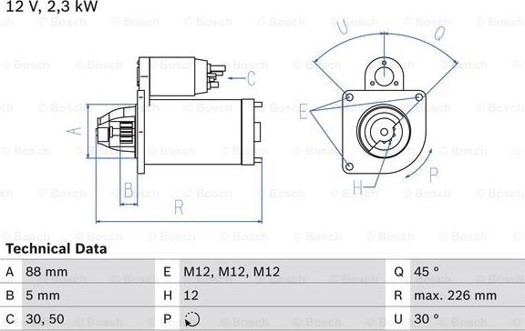 BOSCH 0 986 024 240 - Starter onlydrive.pro