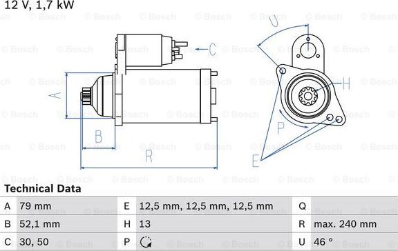 BOSCH 0 986 025 220 - Starteris onlydrive.pro