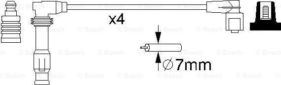 BOSCH 0 986 356 986 - Ignition Cable Kit onlydrive.pro