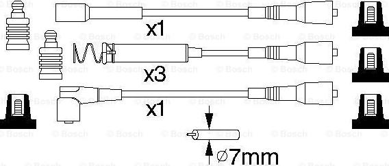 BOSCH 0 986 356 801 - Ignition Cable Kit onlydrive.pro