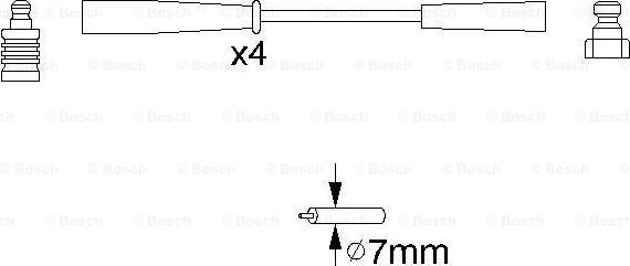 BOSCH 0 986 356 817 - Ignition Cable Kit onlydrive.pro