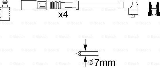 BOSCH 0 986 356 754 - Ignition Cable Kit onlydrive.pro