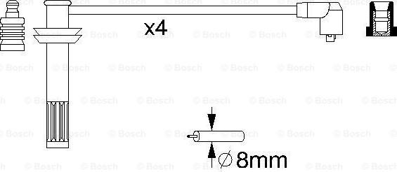 BOSCH 0 986 356 709 - Ignition Cable Kit onlydrive.pro