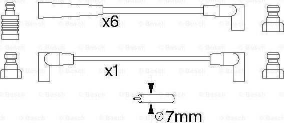 BOSCH 0 986 356 711 - Ignition Cable Kit onlydrive.pro