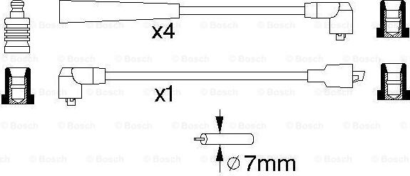 BOSCH 0 986 356 734 - Ignition Cable Kit onlydrive.pro