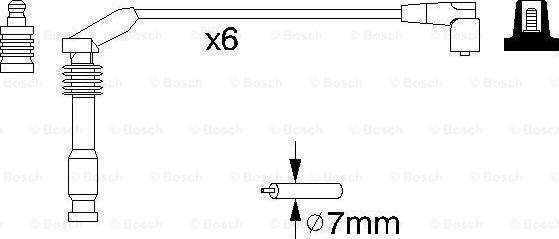 BOSCH 0 986 357 143 - Ignition Cable Kit onlydrive.pro