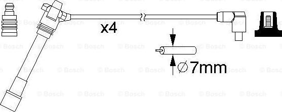 BOSCH 0 986 357 181 - Ignition Cable Kit onlydrive.pro
