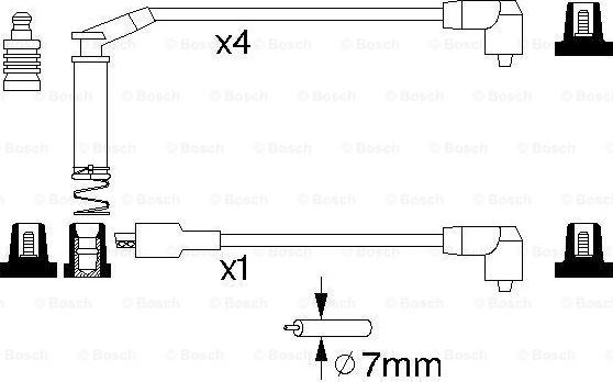 BOSCH 0 986 357 127 - Ignition Cable Kit onlydrive.pro