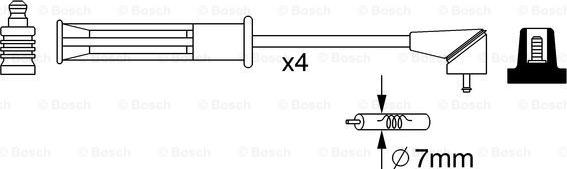 BOSCH 0 986 357 256 - Ignition Cable Kit onlydrive.pro