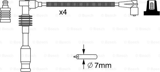 BOSCH 0 986 357 234 - Ignition Cable Kit onlydrive.pro