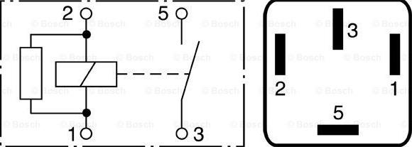 BOSCH 0 986 332 001 - Relay, main current onlydrive.pro