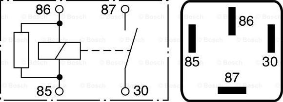 BOSCH 0 986 332 030 - Relay, main current onlydrive.pro