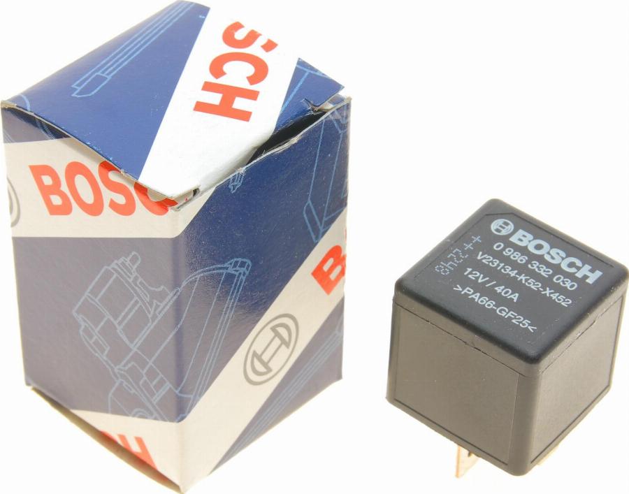 BOSCH 0 986 332 030 - Relay, main current onlydrive.pro