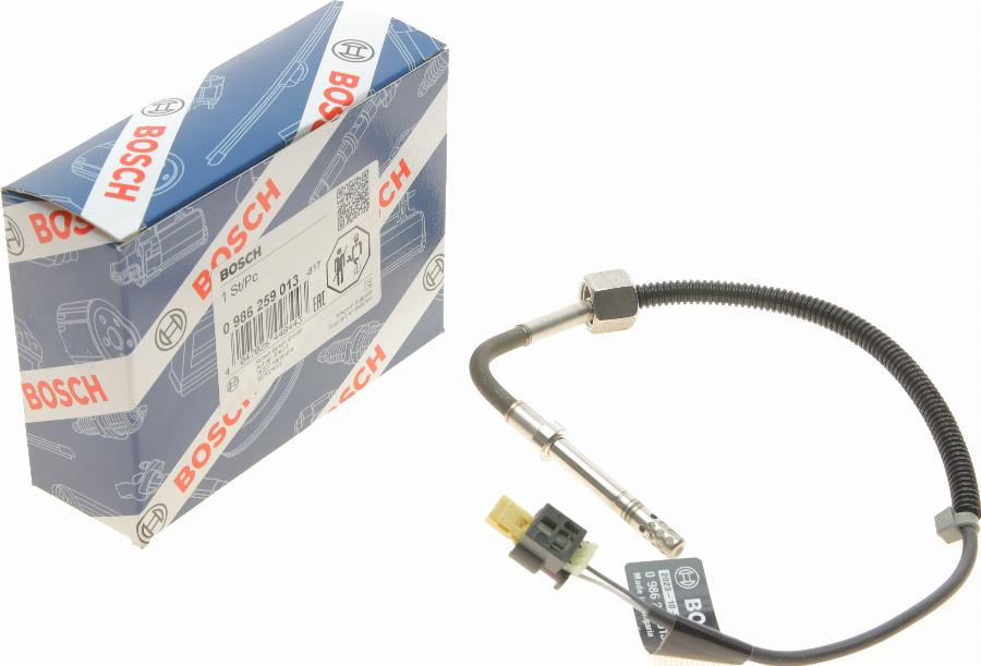 BOSCH 0 986 259 013 - Sensor, exhaust gas temperature onlydrive.pro