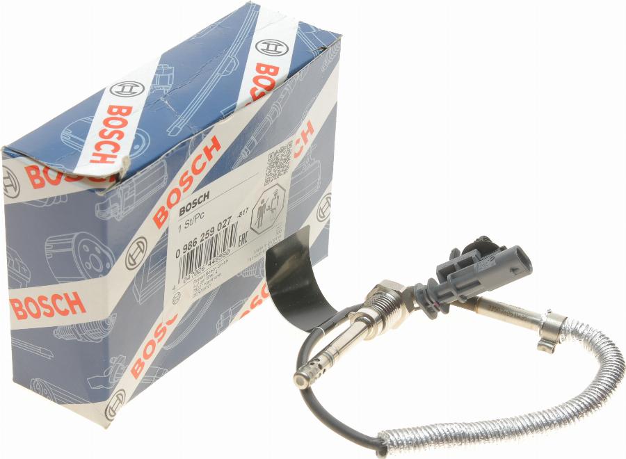 BOSCH 0 986 259 027 - Jutiklis, išmetamųjų dujų temperatūra onlydrive.pro