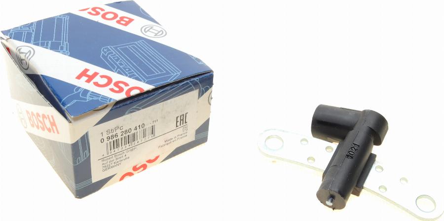 BOSCH 0 986 280 410 - Sensor, crankshaft pulse onlydrive.pro