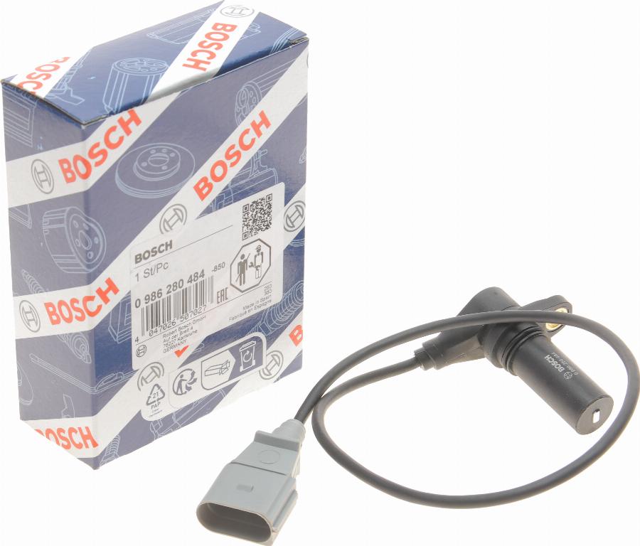 BOSCH 0 986 280 484 - Sensor, crankshaft pulse onlydrive.pro