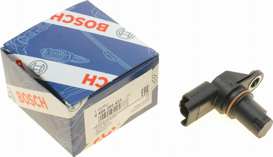 BOSCH 0 986 280 433 - Sensor, crankshaft pulse onlydrive.pro