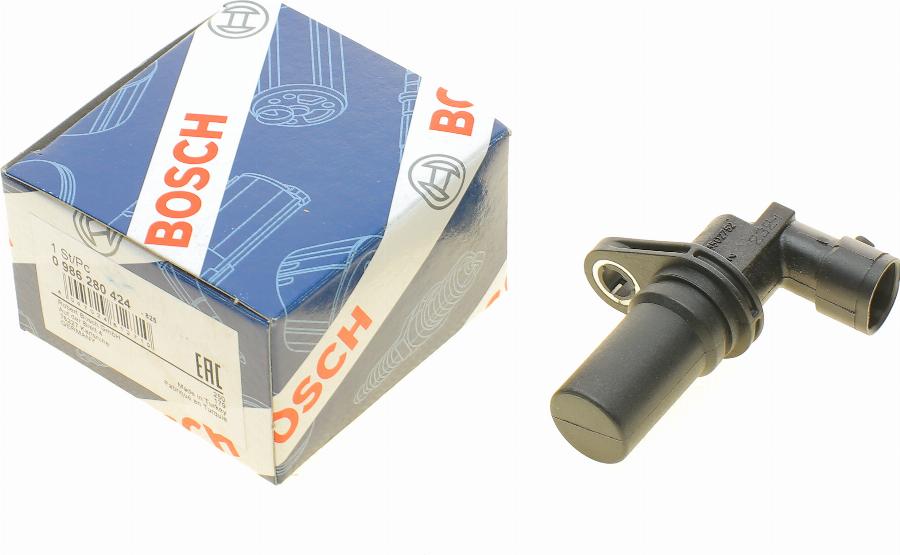 BOSCH 0 986 280 424 - Impulsu devējs, Kloķvārpsta onlydrive.pro