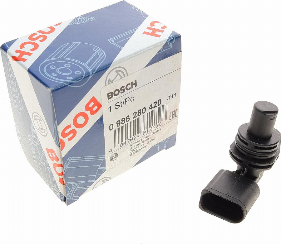 BOSCH 0 986 280 420 - Sensor, camshaft position onlydrive.pro