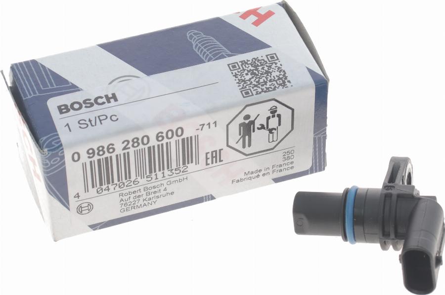 BOSCH 0 986 280 600 - Jutiklis, skirstomojo veleno padėtis onlydrive.pro