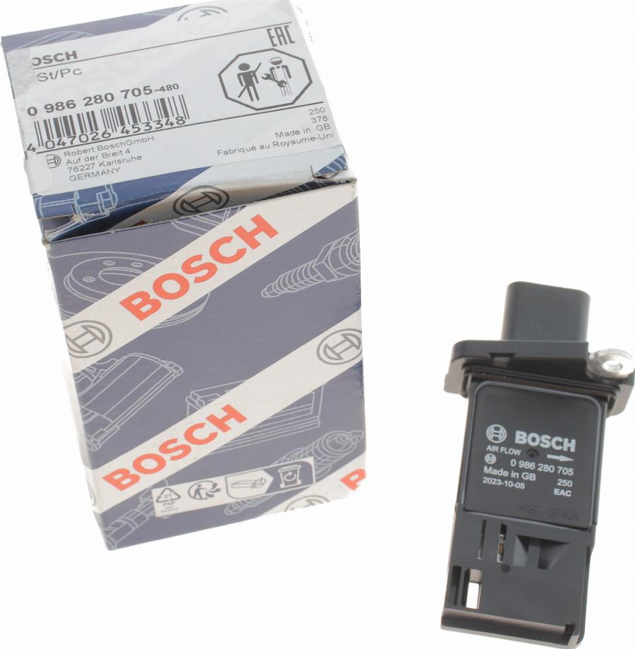 BOSCH 0 986 280 705 - Õhumassimõõtja onlydrive.pro