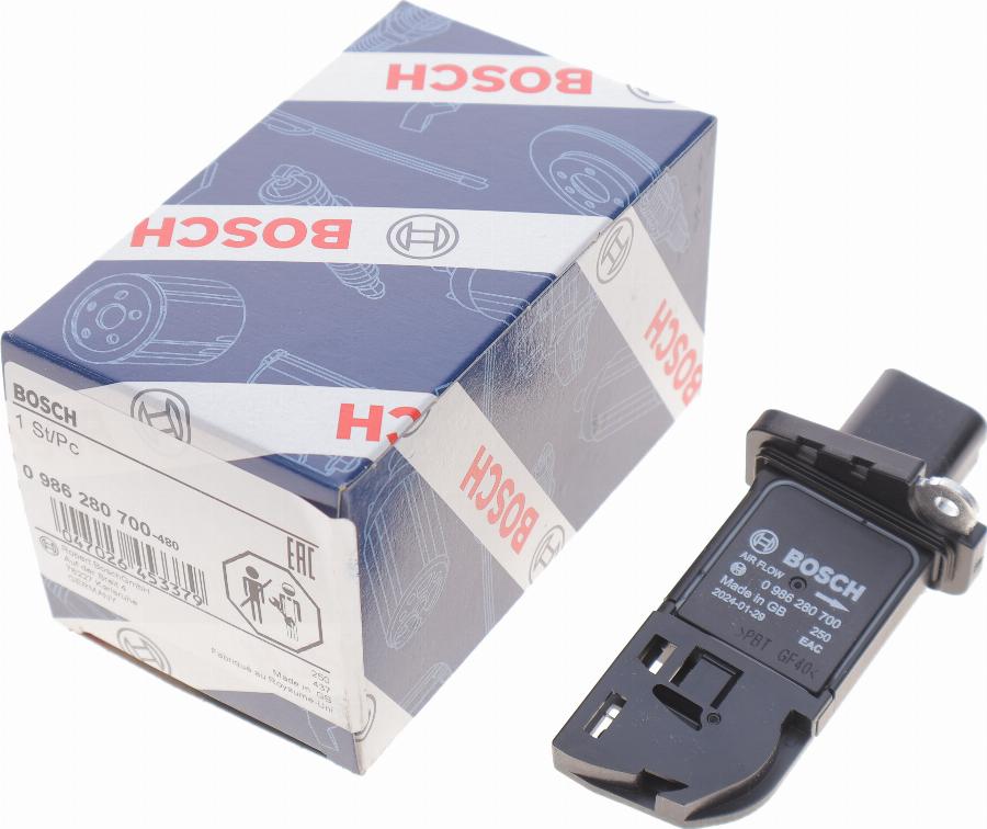 BOSCH 0 986 280 700 - Õhumassimõõtja onlydrive.pro