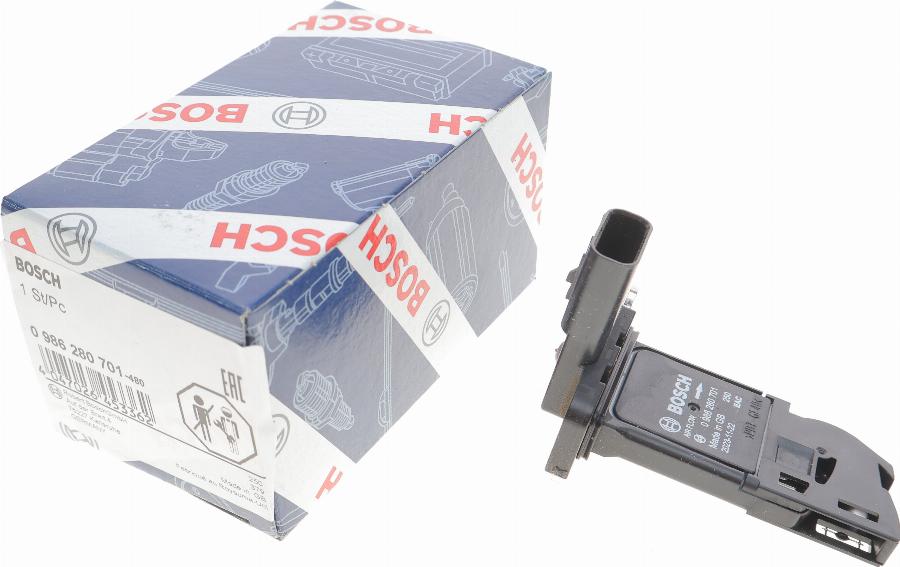 BOSCH 0 986 280 701 - Air Mass Sensor onlydrive.pro