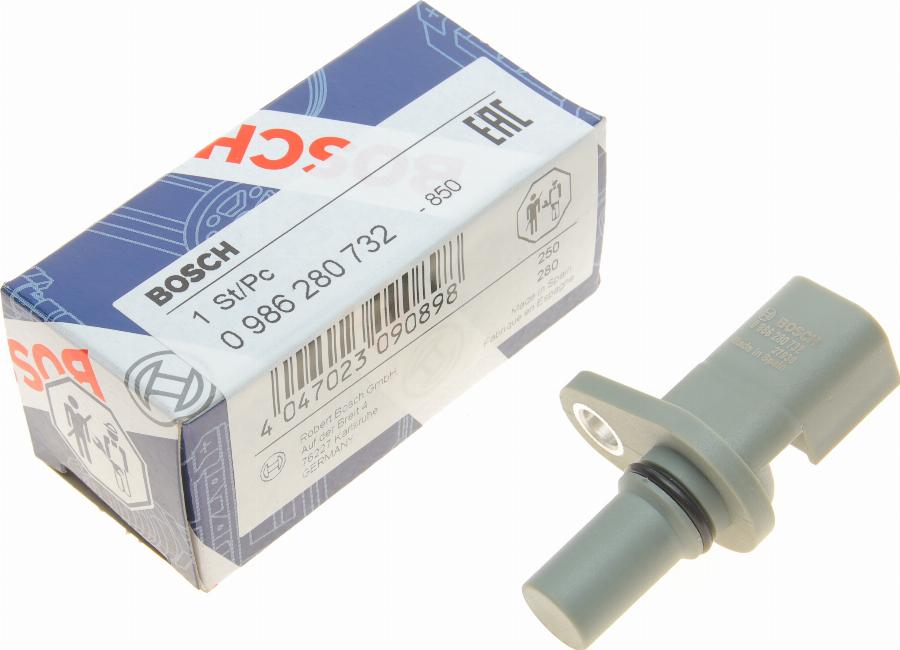 BOSCH 0 986 280 732 - Jutiklis, skirstomojo veleno padėtis onlydrive.pro