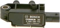 BOSCH 0 986 280 725 - Sensor, exhaust pressure onlydrive.pro