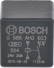 BOSCH 0 986 AH0 603 - Rele, työvirta onlydrive.pro