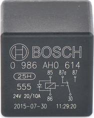 BOSCH 0 986 AH0 614 - Relė, pagrindinė srovė onlydrive.pro