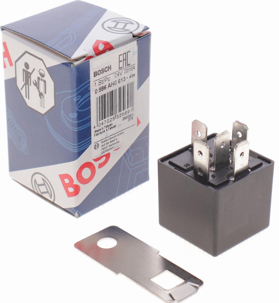 BOSCH 0 986 AH0 613 - Relė, pagrindinė srovė onlydrive.pro