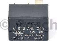 BOSCH 0 986 AH0 090 - Реле, топливный насос onlydrive.pro