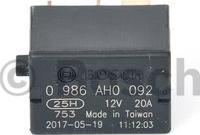 BOSCH 0 986 AH0 092 - Relay, horn onlydrive.pro