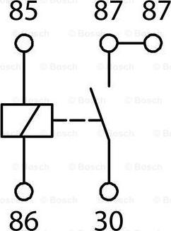 BOSCH 0 986 AH0 251 - Relay, main current onlydrive.pro