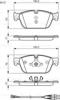 BOSCH 0 986 TB3 183 - Brake Pad Set, disc brake onlydrive.pro