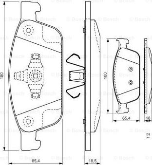 BOSCH 0 986 TB3 207 - Jarrupala, levyjarru onlydrive.pro